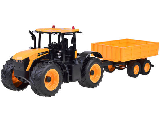 JCB Remote-controlled tractor with trailer tipping Double E 1:16 RC0670