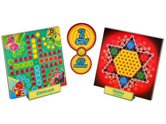 Jawa Double-sided board game CHINESE and HALMA 2in1 GR0269