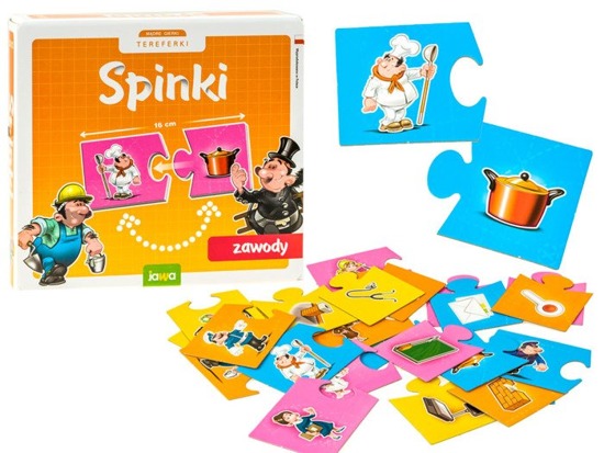 Jawa Educational game SPINKI - PROFESSIONS puzzle GR0307