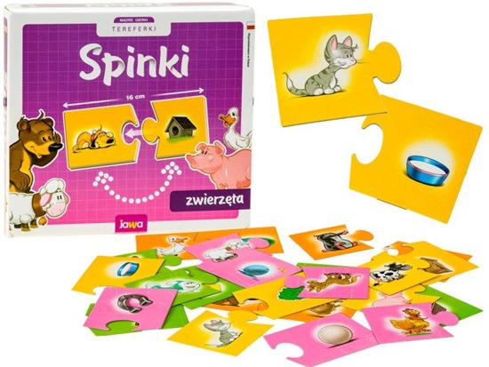 Jawa Educational game SPINKI - animal puzzles GR0308