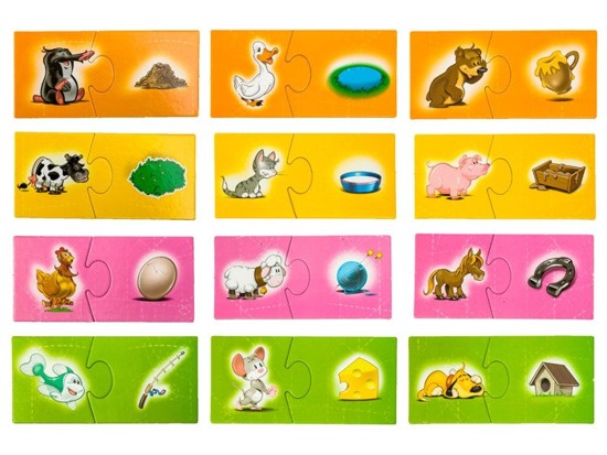 Jawa Educational game SPINKI - animal puzzles GR0308