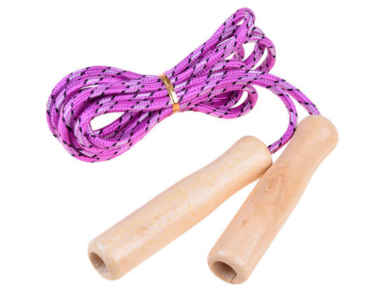 Jumping rope with wooden handles 250 cm SP0693