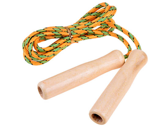 Jumping rope with wooden handles 250 cm SP0693