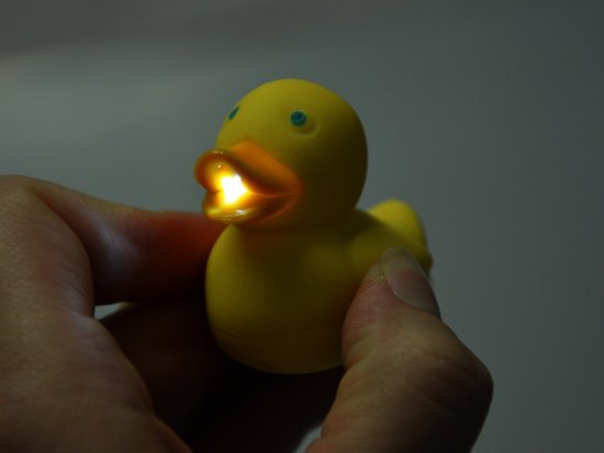 Key ring duck light sound pendant ZA3527