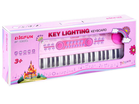 Keyboard toy with illuminated keys IN0151