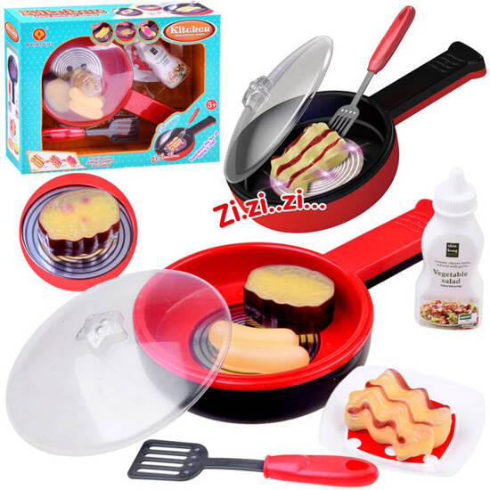 Kitchen set, frying pan, accessories, sound ZA2636