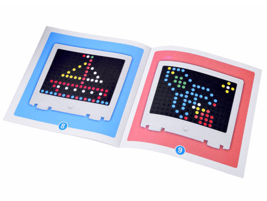 LED mosaic board with lamps puzzle Lite brite ZA4188