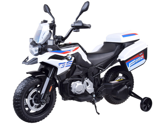 Large BMW F850 GS electric motor with a PA0324 battery for children