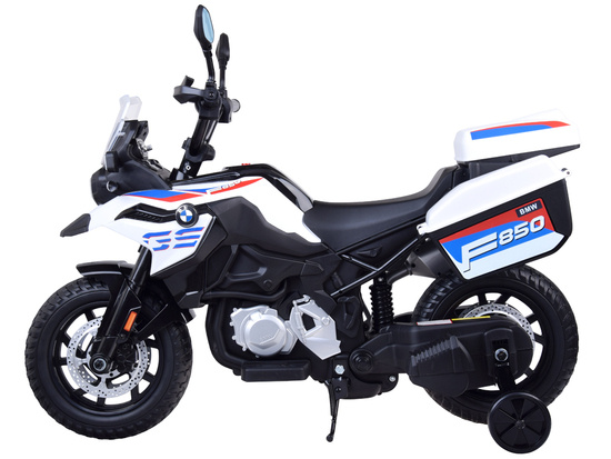 Large BMW F850 GS electric motor with a PA0324 battery for children