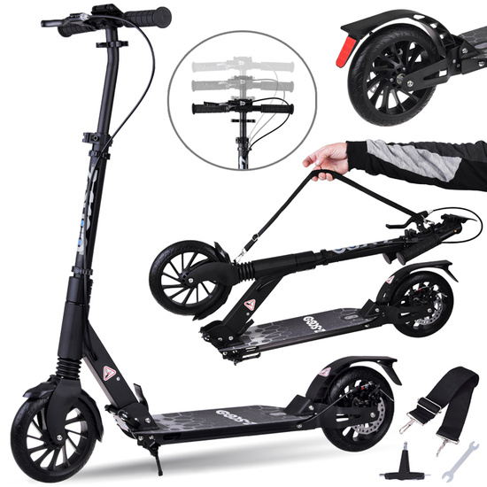 Large Folding City Scooter with shock absorber and brakes SP0785