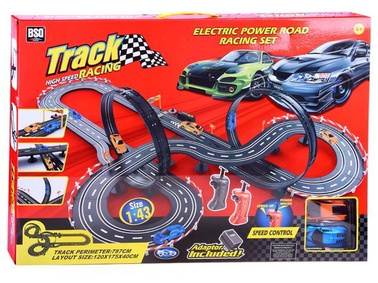 Large Race Track + 2 cars, 787cm RC0546 track