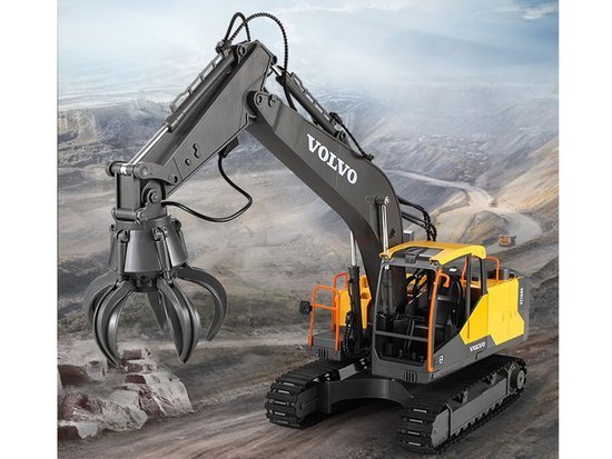 Large VOLVO 3in1 excavator Remote controlled Remote control 3 tips RC0495