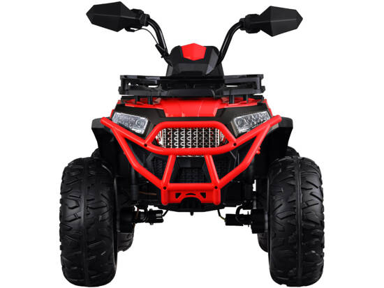 Large battery-powered quad bike for children 4x4, gas in the handle, shock absorber PA0315