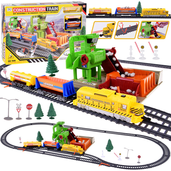 Large electric railway train quarry route 320cm RC0627