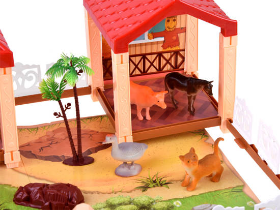 Large set farm pasture animals 2in1 ZA4291