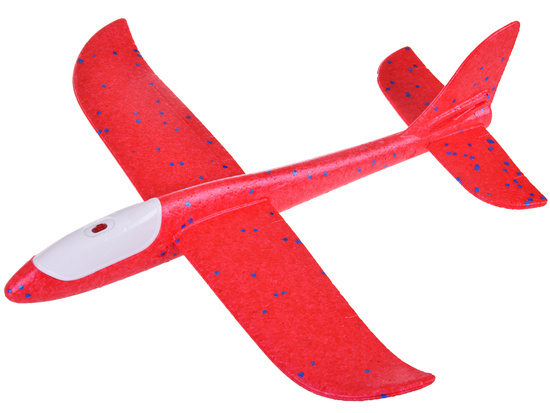 Light Styrofoam Plane Glider LED lighting ZA4984