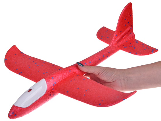 Light Styrofoam Plane Glider LED lighting ZA4984