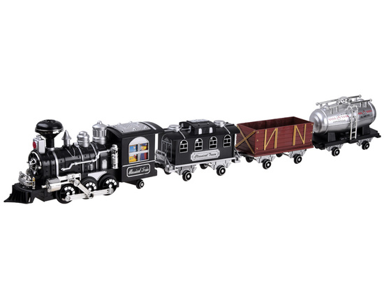 Locomotive train with remote control cars RC0612