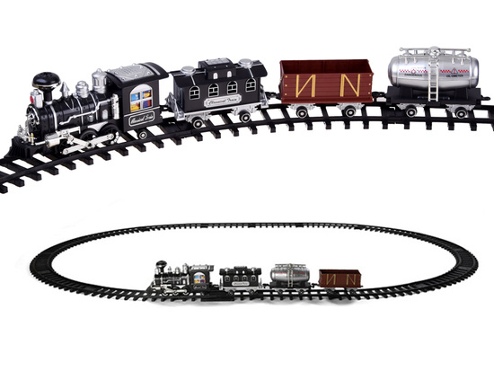 Locomotive train with remote control cars RC0612