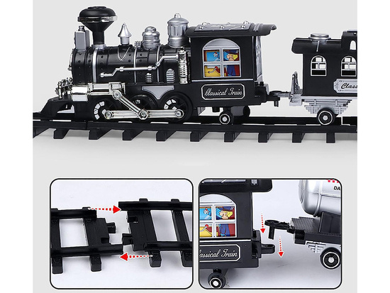 Locomotive train with remote control cars RC0612