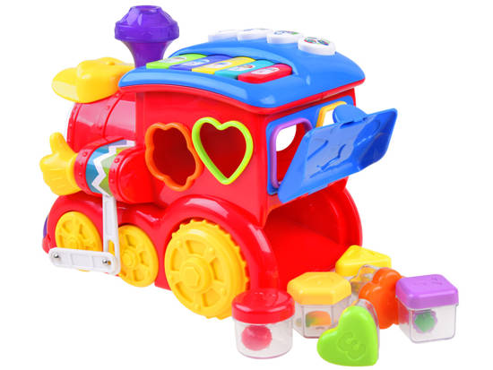 Locomotive with colored blocks (ZA0104)