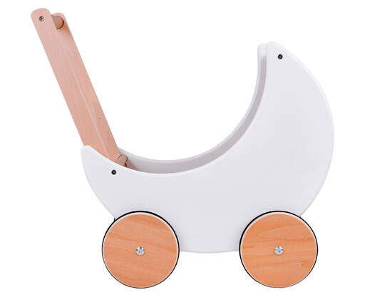 Lovely Wooden Doll Pram Pusher for Kids ZA5484