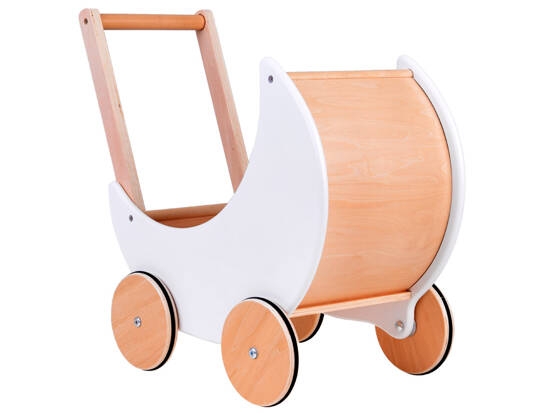 Lovely Wooden Doll Pram Pusher for Kids ZA5484