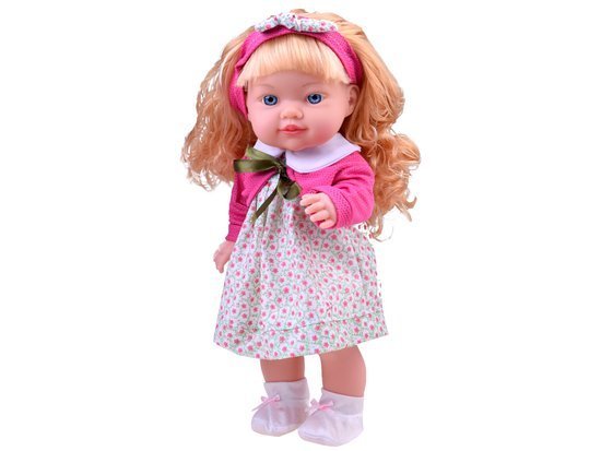 Lovely soft doll with hair speaks crows ZA2407