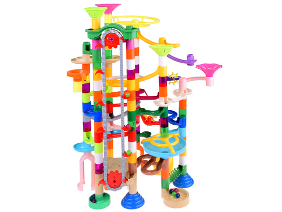 MARBLE Colorful ball track, battery-powered, 236 pieces ZA5360