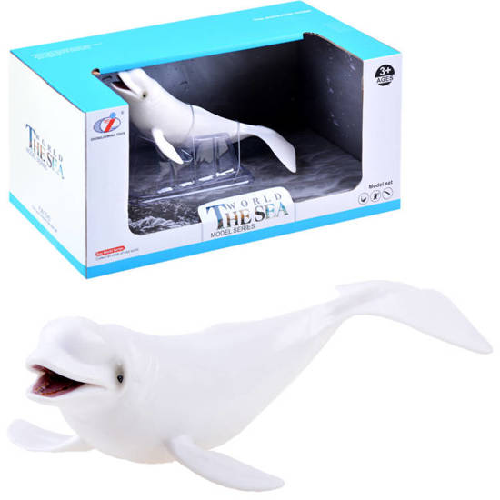 MARINE ANIMALS SERIES Figurine White Whale ZA3393