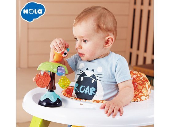 Magic rattle on the suction cup OWL ZA3085