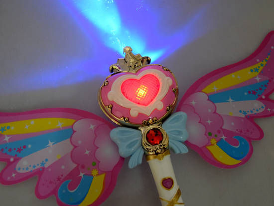 Magic wand with soap bubbles game shines ZA3997