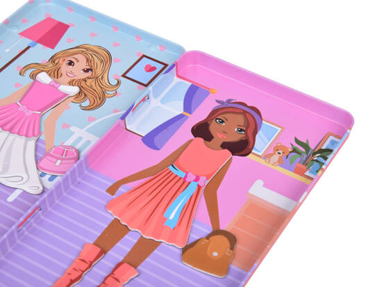 Magnetic puzzle Dress up your doll in unique styles ZA5198