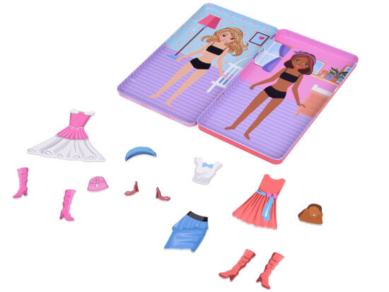 Magnetic puzzle Dress up your doll in unique styles ZA5198