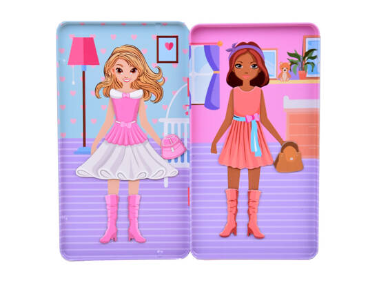 Magnetic puzzle Dress up your doll in unique styles ZA5198