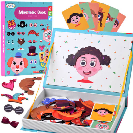 Magnetic puzzle Faces happy faces 55el ZA4409