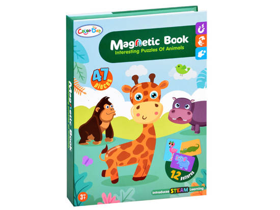 Magnetic puzzle book ANIMALS ZOO ZA3768