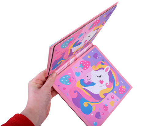 Magnetic puzzle book Unicorn 40 elements ZA4269