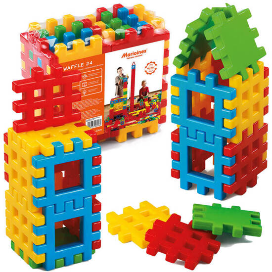 Marioinex Construction blocks cube Waffles 24 ZA5034