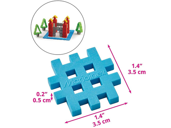 Marioinex Creative mini waffle blocks 140 pieces Constructor ZA5492