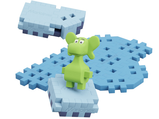 Marioinex Diplodocus Dragon and Arctic Mini waffle 25 pcs + figure ZA5497