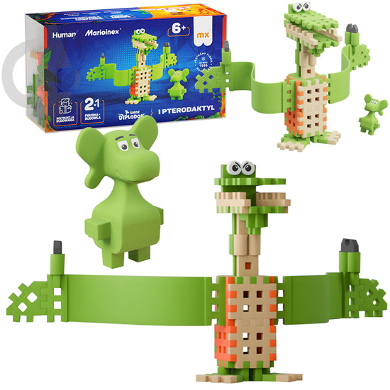 Marioinex Diplodocus and Pterodactyl mini wafer blocks 60 pcs + figure ZA5499