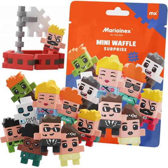 Marioinex Klocki Mini Waffle Surprise 2in1 sachet figurine blocks ZA5040