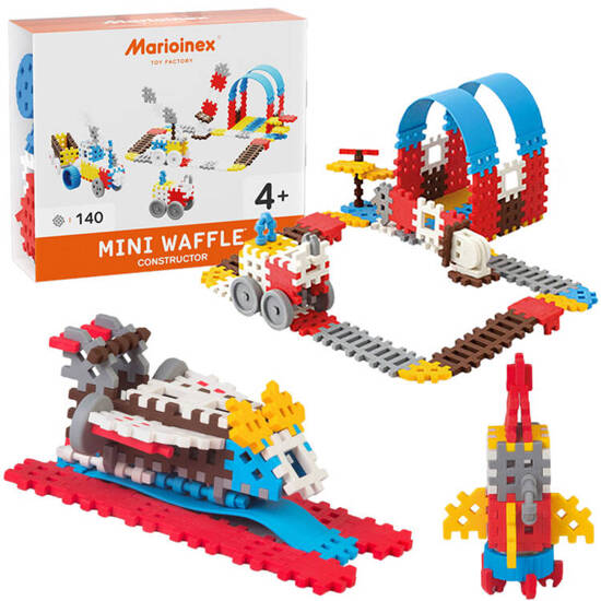 Marioinex Klocki Waffle Mini constructor 140 pieces ZA5396