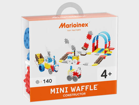 Marioinex Klocki Waffle Mini constructor 140 pieces ZA5396