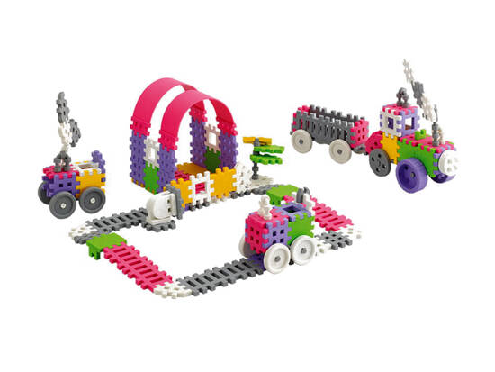 Marioinex Klocki Waffle Mini constructor 140 pieces for girls ZA5397