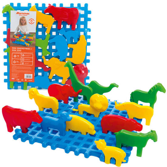 Marioinex Mini Zoo Blocks 14 pcs. ZA5038