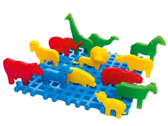 Marioinex Mini Zoo Blocks 14 pcs. ZA5038