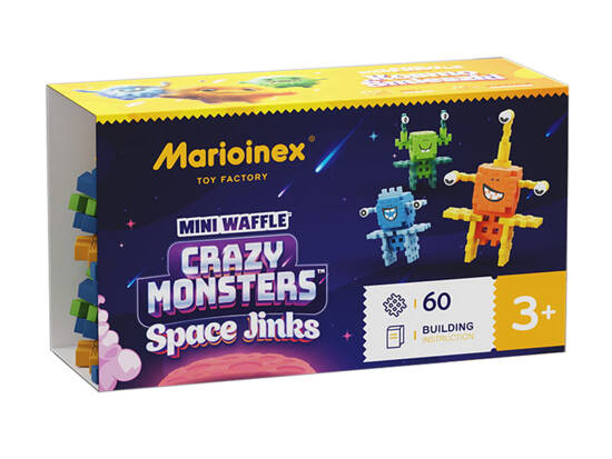 Marioinex Mini blocks Crazy Monsters Space Jinks space 60pcs ZA5490