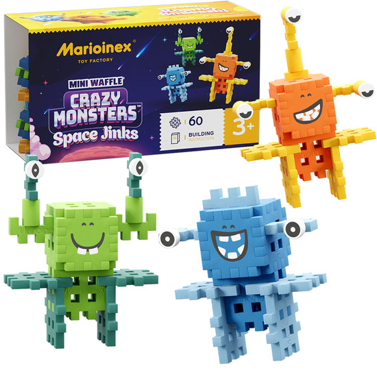 Marioinex Mini blocks Crazy Monsters Space Jinks space 60pcs ZA5490